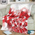 England Rugby Custom Blanket Crystalised Red Rose