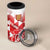 England Rugby Custom 4 in 1 Can Cooler Tumbler Crystalised Red Rose