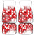 England Rugby Custom Car Mats Crystalised Red Rose