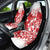 England Rugby Custom Car Seat Cover Crystalised Red Rose