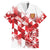 England Rugby Custom Family Matching Long Sleeve Bodycon Dress and Hawaiian Shirt Crystalised Red Rose