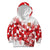 England Rugby Custom Kid Hoodie Crystalised Red Rose - Wonder Print Shop