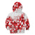 England Rugby Custom Kid Hoodie Crystalised Red Rose - Wonder Print Shop