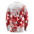 England Rugby Custom Long Sleeve Shirt Crystalised Red Rose - Wonder Print Shop