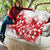 England Rugby Custom Quilt Crystalised Red Rose