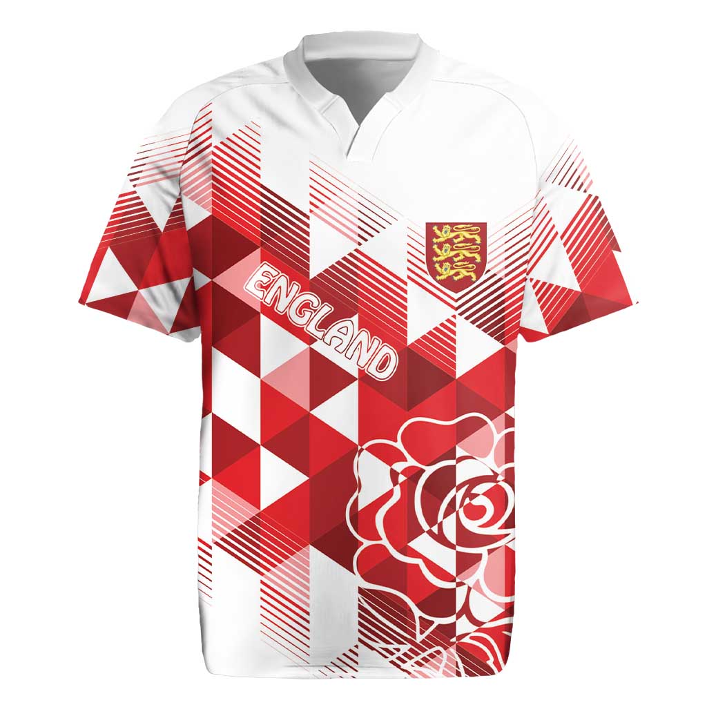 England Rugby Custom Rugby Jersey Crystalised Red Rose