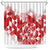 England Rugby Custom Shower Curtain Crystalised Red Rose - Wonder Print Shop