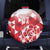 England Rugby Custom Spare Tire Cover Crystalised Red Rose