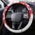 England Rugby Steering Wheel Cover Crystalised Red Rose