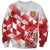 England Rugby Custom Sweatshirt Crystalised Red Rose