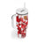 England Rugby Custom Tumbler With Handle Crystalised Red Rose