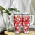 England Rugby Custom Tumbler With Handle Crystalised Red Rose