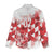 England Rugby Custom Women Casual Shirt Crystalised Red Rose