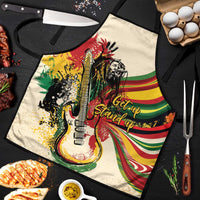 Reggae Soul B.Marley Grungy Apron Get Up Stand Up - Wonder Print Shop