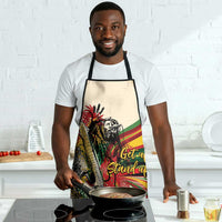 Reggae Soul B.Marley Grungy Apron Get Up Stand Up - Wonder Print Shop