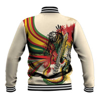 Reggae Soul B.Marley Grungy Baseball Jacket Get Up Stand Up - Wonder Print Shop