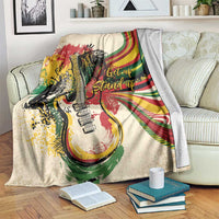 Reggae Soul B.Marley Grungy Blanket Get Up Stand Up - Wonder Print Shop