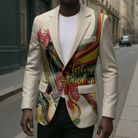Reggae Soul B.Marley Grungy Blazer Get Up Stand Up - Wonder Print Shop