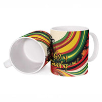 Reggae Soul B.Marley Grungy Ceramic Mug Get Up Stand Up - Wonder Print Shop