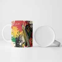 Reggae Soul B.Marley Grungy Ceramic Mug Get Up Stand Up - Wonder Print Shop