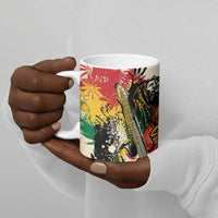 Reggae Soul B.Marley Grungy Ceramic Mug Get Up Stand Up - Wonder Print Shop