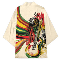 Reggae Soul B.Marley Grungy Kimono Get Up Stand Up - Wonder Print Shop