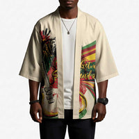 Reggae Soul B.Marley Grungy Kimono Get Up Stand Up - Wonder Print Shop
