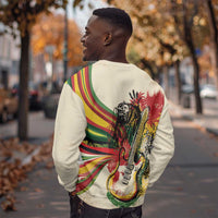 Reggae Soul B.Marley Grungy Sweatshirt Get Up Stand Up - Wonder Print Shop