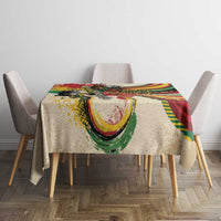 Reggae Soul B.Marley Grungy Tablecloth Get Up Stand Up - Wonder Print Shop
