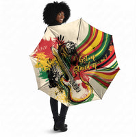 Reggae Soul B.Marley Grungy Umbrella Get Up Stand Up - Wonder Print Shop