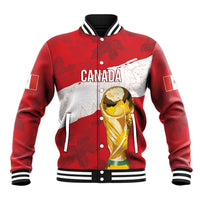 Canada WC2026 Soccer Custom Baseball Jacket Les Rouges