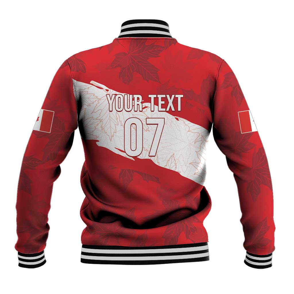 Canada WC2026 Soccer Custom Baseball Jacket Les Rouges