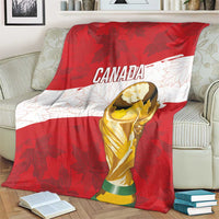 Canada WC2026 Soccer Blanket Les Rouges