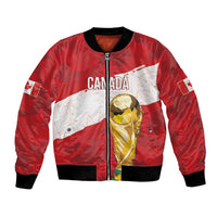 Canada WC2026 Soccer Custom Bomber Jacket Les Rouges