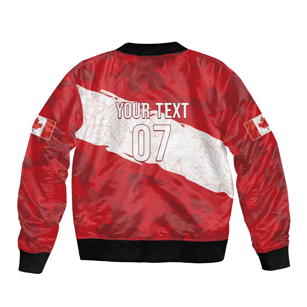 Canada WC2026 Soccer Custom Bomber Jacket Les Rouges