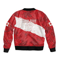 Canada WC2026 Soccer Custom Bomber Jacket Les Rouges