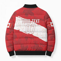 Canada WC2026 Soccer Custom Bomber Puffer Jacket Les Rouges
