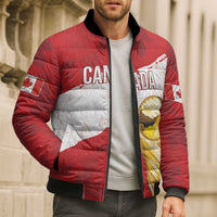 Canada WC2026 Soccer Custom Bomber Puffer Jacket Les Rouges