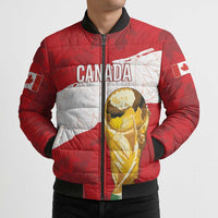 Canada WC2026 Soccer Custom Bomber Puffer Jacket Les Rouges