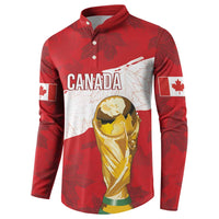 Canada WC2026 Soccer Custom Button Sweatshirt Les Rouges