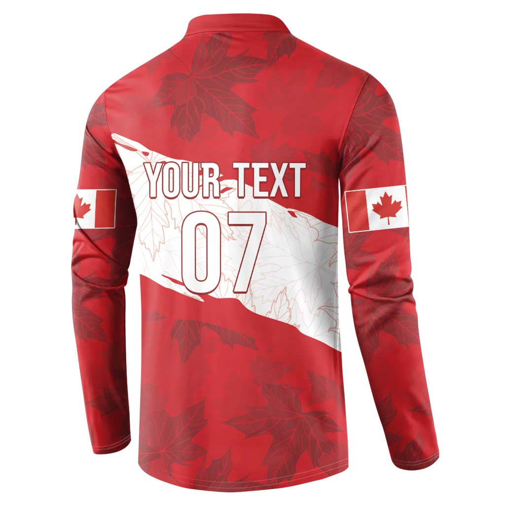 Canada WC2026 Soccer Custom Button Sweatshirt Les Rouges