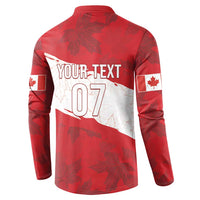 Canada WC2026 Soccer Custom Button Sweatshirt Les Rouges