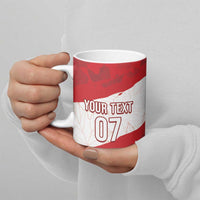 Canada WC2026 Soccer Custom Ceramic Mug Les Rouges