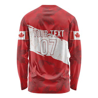 Canada WC2026 Soccer Custom Long Sleeve Shirt Les Rouges