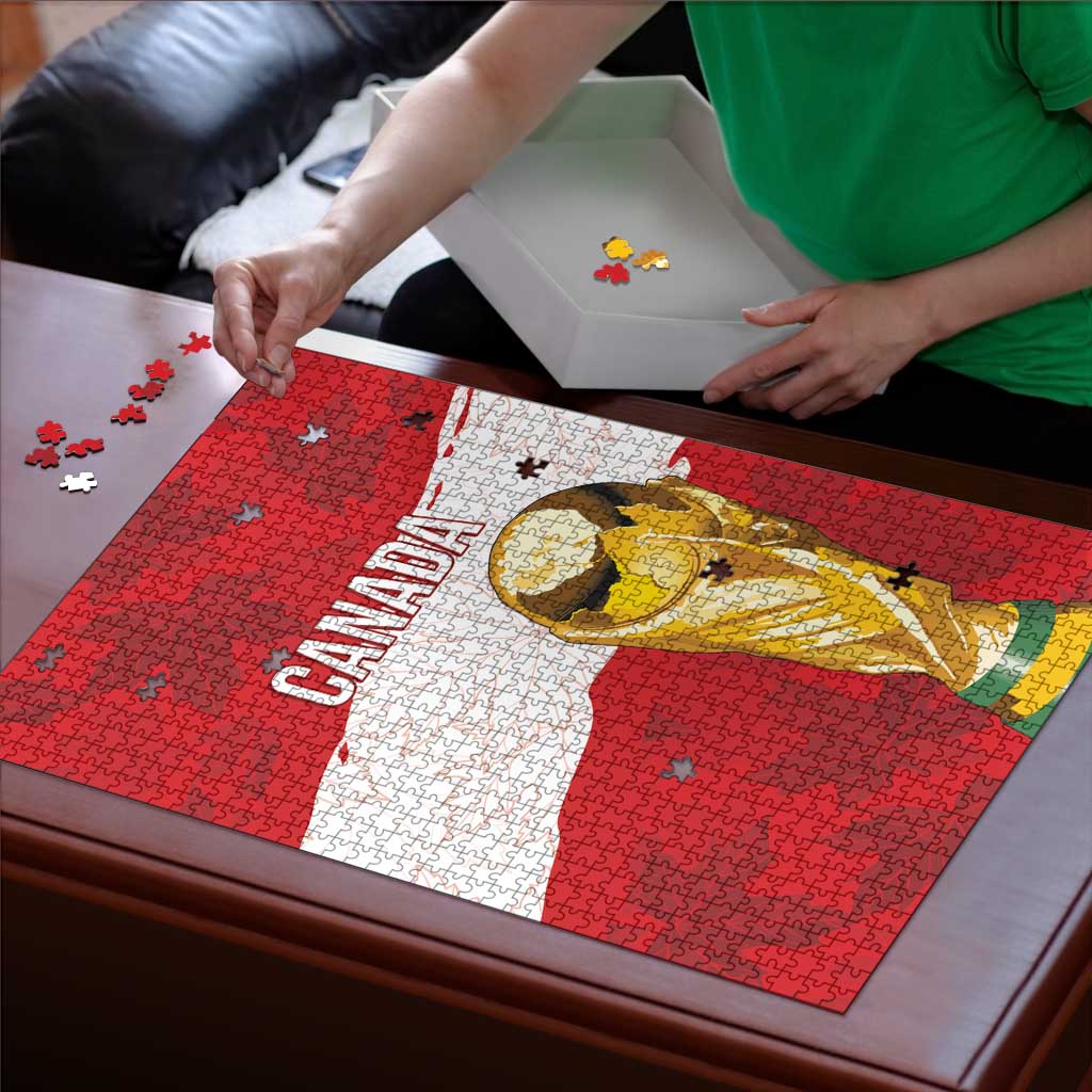 Canada WC2026 Soccer Puzzle Les Rouges