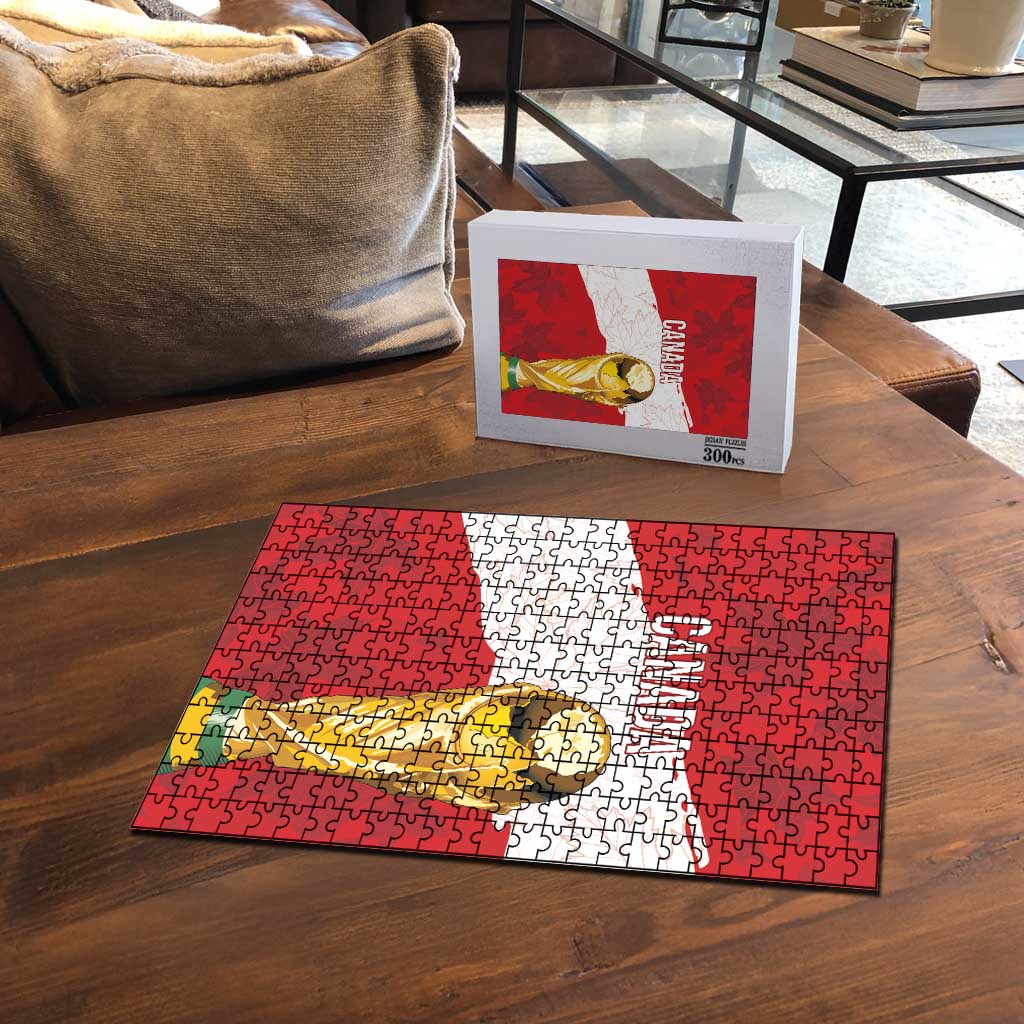 Canada WC2026 Soccer Puzzle Les Rouges