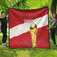 Canada WC2026 Soccer Quilt Les Rouges