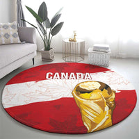 Canada WC2026 Soccer Round Carpet Les Rouges