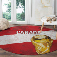 Canada WC2026 Soccer Round Carpet Les Rouges