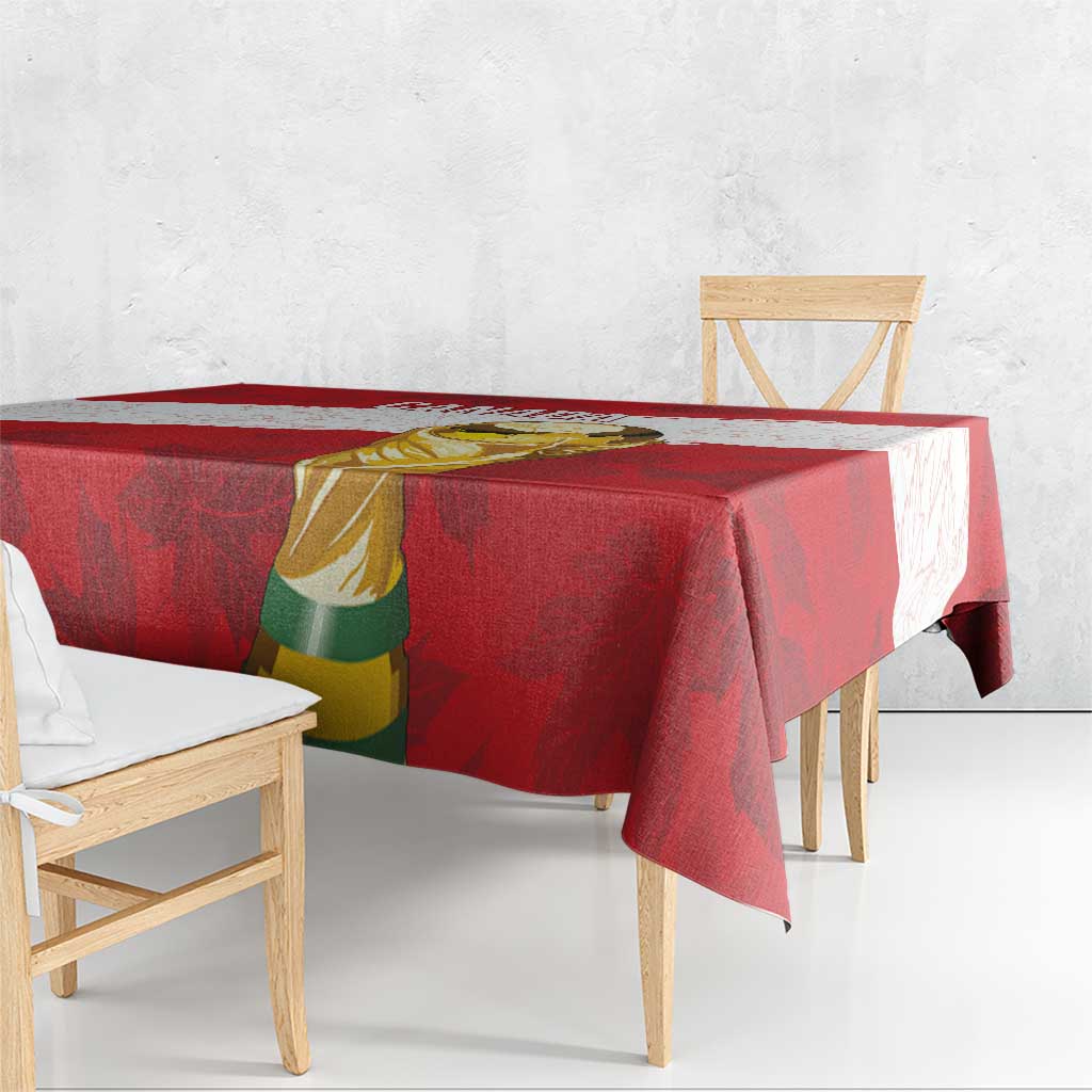 Canada WC2026 Soccer Tablecloth Les Rouges